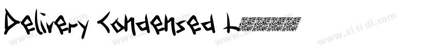 Delivery Condensed L字体转换